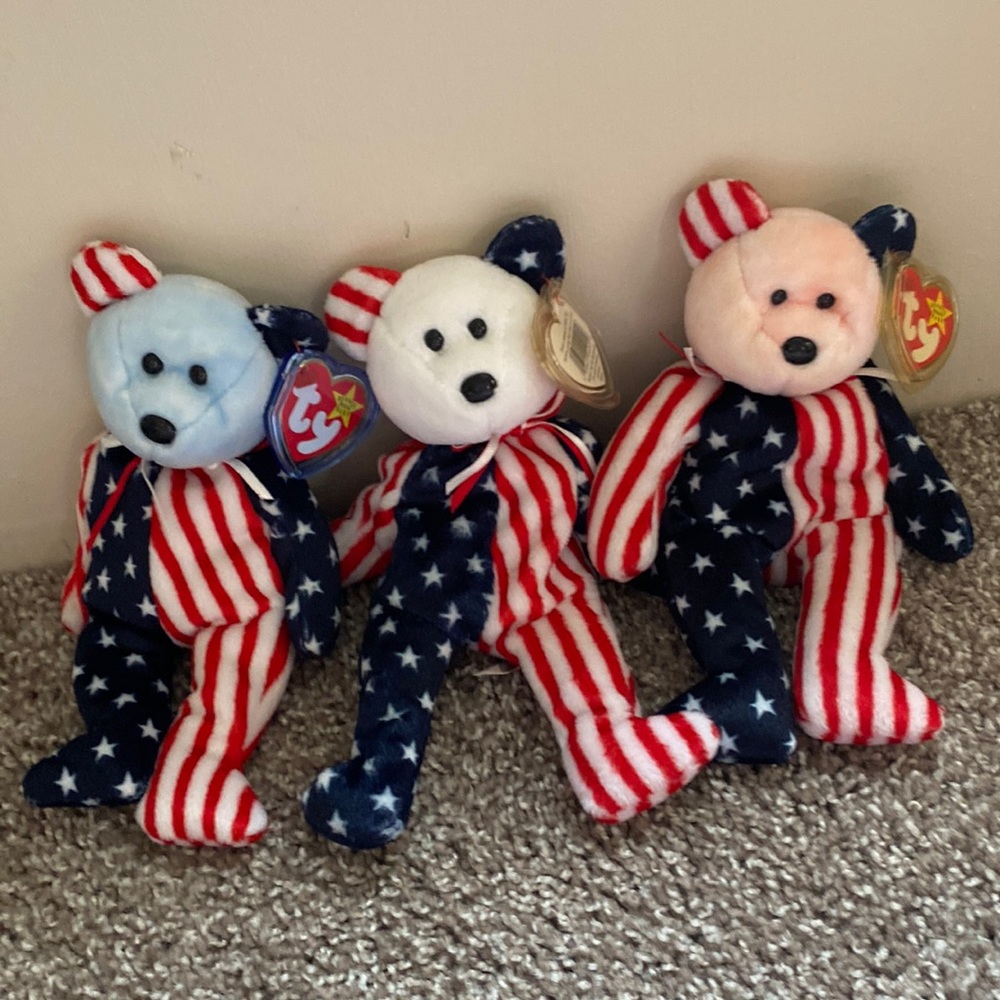 Beanie babies spangle set 1999